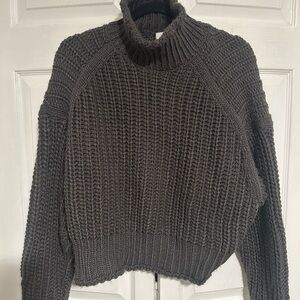 H&M Chunky Dark Gray Sweater